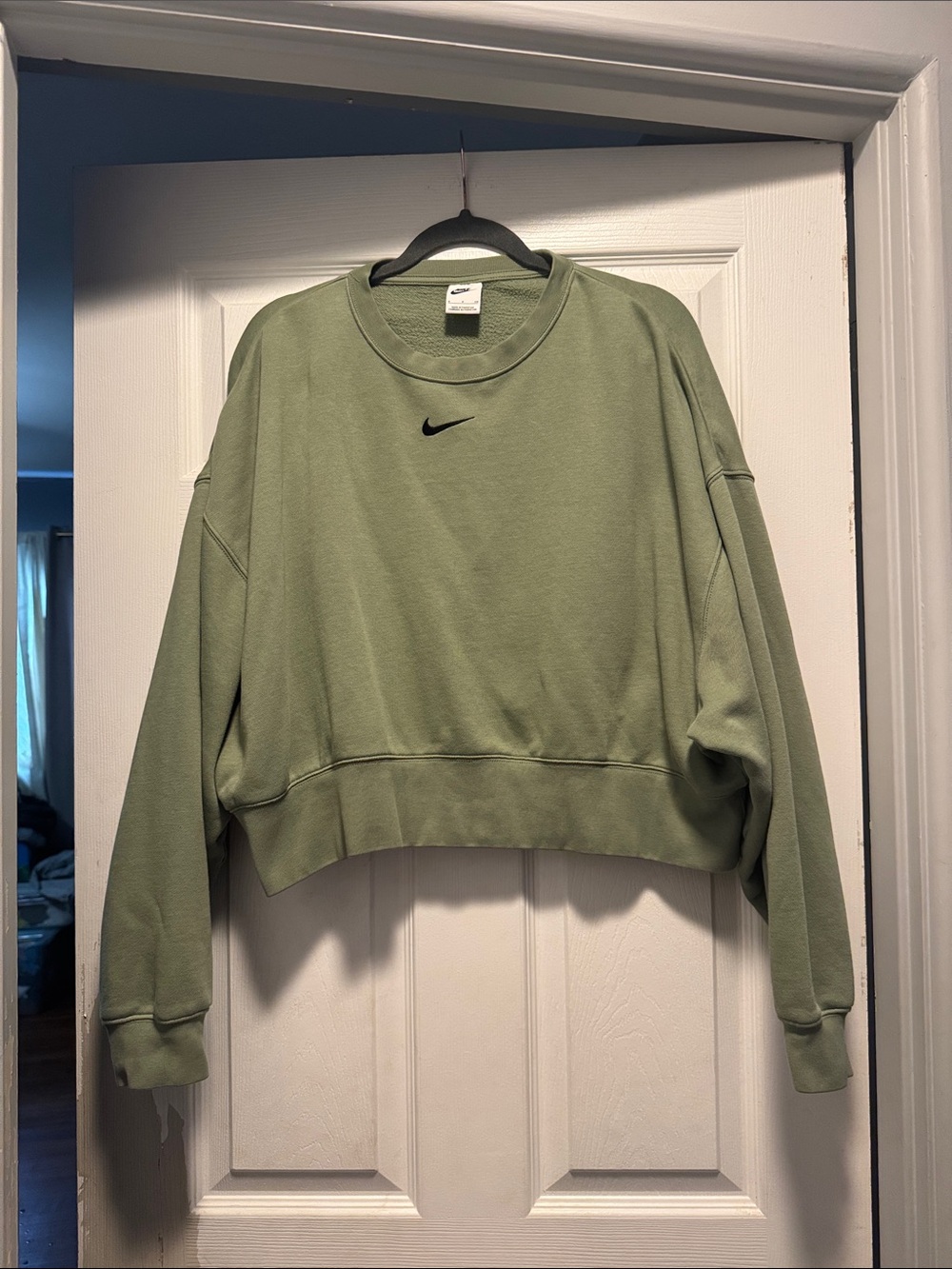 Nike Women's Phoenix Fleece Olive Green